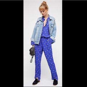 Free People NWOT Vented Lounge Pant with Pockets